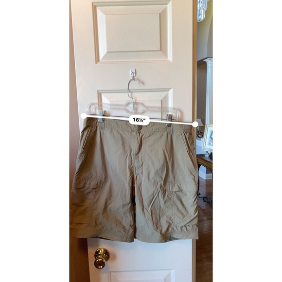 Rei Men's Shorts Size 36 Khaki Converts To Pants * No Bottom Portion To‎ Zip In* - Picture 6 of 7